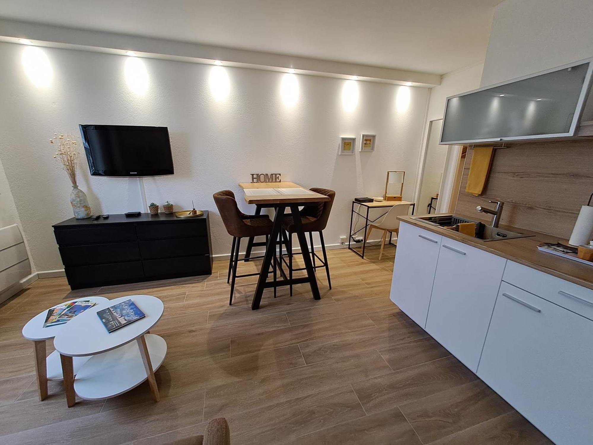 Calais Plage - Magnifique Studio - Front De Mer 外观 照片